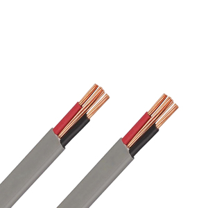 BVVB E 2C E come doppio cavo di terra piatta 300 500V PVC isolato filo di rame incagliato NZS 5000.2 conforme - Product Image 1