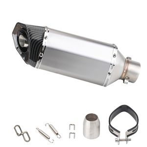Tuyau d'échappement de moto hexagonal à queue ronde, adapté pour Akrapovic,Ninja 400, Modification d'accessoires S1000 RR, silencieux de moto - Product Image 5
