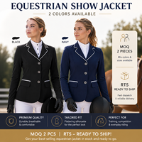 Veste d'équitation respirante, imprimée, coupe-vent, extensible dans quatre directions, écologique, pour femmes et hommes