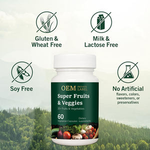 Grosir kapsul buah & sayuran Super 20 + buah sayuran dukungan nutrisi untuk dewasa suplemen makanan - Product Image 6