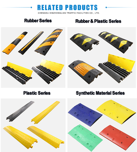 Penutup kabel Drop atas PVC, pelindung kabel lalu lintas, nampan kabel lantai, kecepatan benturan - Product Image 3