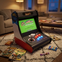 Nueva Consola de Videojuegos Bby WLAN 3D HD 29800Arcade, Estilo Retro, Garantía de Un Año, Material Metálico, Versión en Inglés