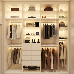 Tủ Quần Áo Bằng Gỗ Tùy Chỉnh Thiết Kế Hiện Đại Tủ Quần Áo Tích Hợp Tủ Quần Áo Tủ Xếp Đồ Tủ Để Đồ Cho Phòng Ngủ - Product Image 6