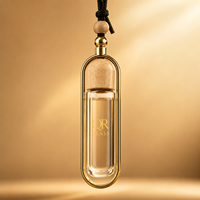 Bouteille diffuseur de parfum miniature personnalisable imprimée 10 ml vide à suspendre pour voiture, flacon de parfum en verre pour pendentif de voiture