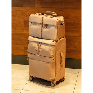 Valigia Ultra-leggera per Donne, Trolley da 20/24 Pollici, Valigia <span class=keywords><strong>in</strong></span> <span class=keywords><strong>Tessuto</strong></span> Impermeabile con Grande Capacità e Borsa Integrata - Product Image 2