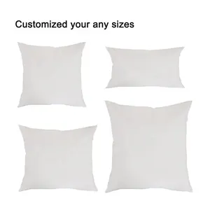 Factory Custom Polyester Indoor Decorative EURO Pillows Sofa Square Cushion Inner Throw Pillow Insert White 18 X 18 Inches