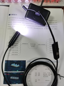 Caméra endoscopique industrielle 4K 8MP 30fps IMX258 USB Plug and Play avec autofocus pour l'inspection des tuyaux, des canalisations et des murs - Product Image 6