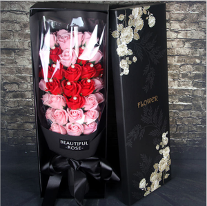 Jabón de baño perfumado jabones de regalo ramo de flores rosa Festival para regalo de aniversario cumpleaños Día de San Valentín - Product Image 5