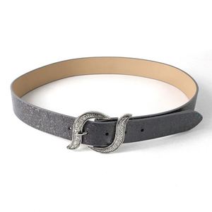 Cinturón Occidental <span class=keywords><strong>con</strong></span> Pedrería Brillante y <span class=keywords><strong>Diamantes</strong></span> Cómodos para Vaqueros y Vaqueras, Hebilla <span class=keywords><strong>de</strong></span> <span class=keywords><strong>Diseño</strong></span> para Jeans Hecha <span class=keywords><strong>de</strong></span> Aleación Resistente - Product Image 2