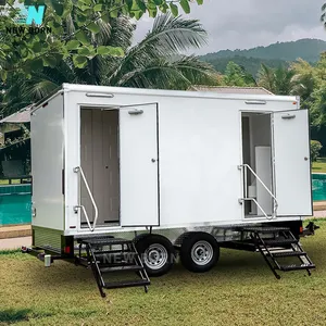 Mobiele Outdoor Luxe Draagbare Badkamers Toiletten Aanhangwagen Fabrikanten Draagbare Algeria Mobiel Toilet Te Koop