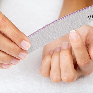 ตะไบเล็บโค้งสองด้าน 100/180 แบบซีบร้า น้ำหนักเบา สำหรับทำเล็บ - Product Image 4