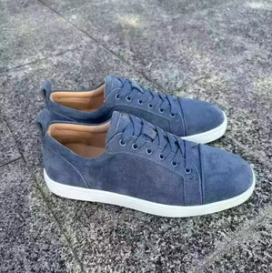 <span class=keywords><strong>Scarpe</strong></span> <span class=keywords><strong>di</strong></span> <span class=keywords><strong>Lusso</strong></span> <span class=keywords><strong>di</strong></span> Alta Qualità, Sneakers in Pelle Nera Traspirante con Suola Rossa, Antiscivolo, Stile Retrò Casual per Uomo e <span class=keywords><strong>Donna</strong></span> - Product Image 2