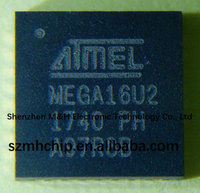 ATMEGA16U2-MU MCU AVR de 8 bits, 16 KB de memoria Flash, USB 2.0, QFN-32, Circuito Integrado SMD para Arduino, USB a UART