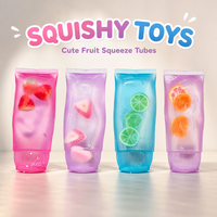 Jouet Squishy Scintillant en Forme de Dentifrice, Bonbon Gommeux Anti-Stress, Idéal pour Fêtes, Boîte Mystère de Décompression