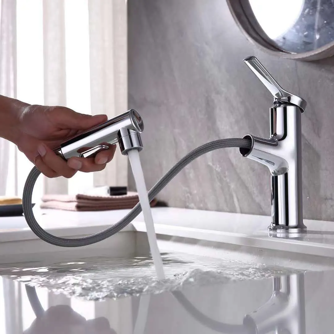 เทคโนโลยีประหยัดพลังงานก๊อกน้ำแบบเซ็นเซอร์สำหรับอ่างล้างจานมือจับเดี่ยวสำหรับอ่างล้างหน้าในห้องน้ำ