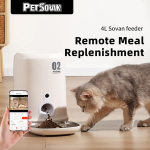 Pemberi makan hewan peliharaan pintar otomatis, Dispenser kontrol makanan multifungsi ramah lingkungan untuk kucing & anjing untuk penggunaan dalam ruangan - Product Image 2