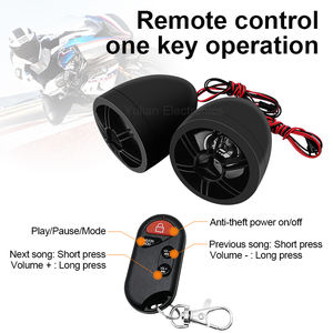 Commercio all'ingrosso di Altri Accessori Moto manuale mp3 allarme del motociclo moto lettore mp3 con altoparlanti - Product Image 4