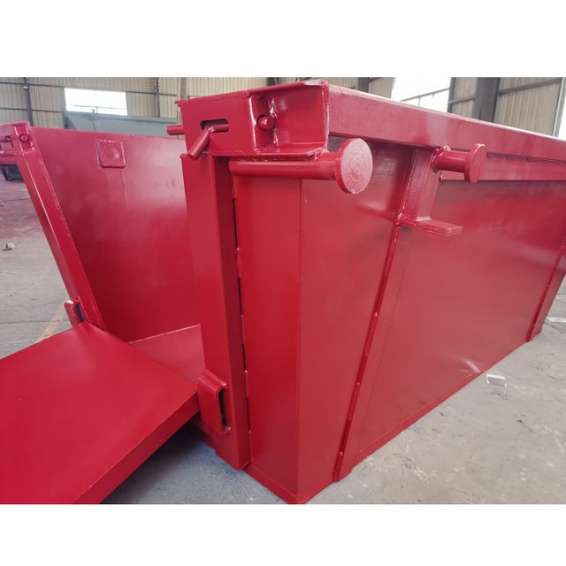 Standard 6M3 8M3 Customized Industrial Heavy Duty Light Australia Style Outdoor Waste Bin Recycling Steel Welding Stackable Skip