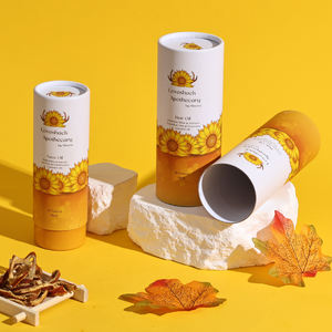 Boîte de tube d'emballage de cylindre de qualité alimentaire personnalisée Tube rond en papier kraft Push UP - Product Image 6