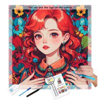 Ml-C027 chinois en gros court velours toile Art diamant peinture Kits