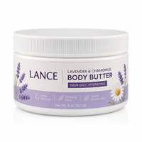 Crème hydratante à 100% Pure Vegan, bio, OEM, soin hydratant, à base de lavande, beurre corporel, camomille