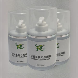 Nouveau produit Crème au carbone pour traitement au laser doux et noir pour machine à laser Nd Yag 300ml Gel de peeling au carbone pour laser - Product Image 1