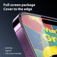 Protection d'écran en verre trempé ultra-fin HD 2.5D 9H anti-rayures pour iPhone 13 14 15 16 17 18 Pro Max Plus