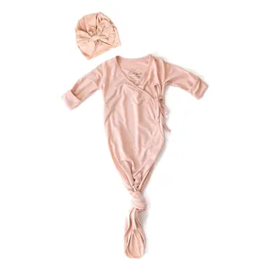 高品质和服浴袍新生儿打结婴儿礼服长打结轨枕