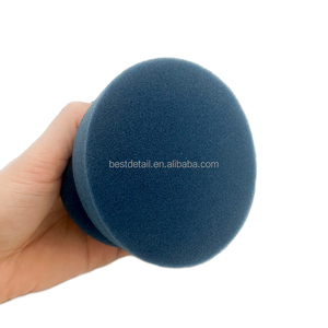 Tampons applicateurs de mousse de polissage à la main éponge applicateur de pansement de brillance de pneu avec poignée - Product Image 6