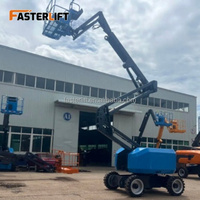 Neue Geräuscharme Hydraulische Selbstfahrende Teleskop-Hubarbeitsbühne mit 28m Plattformhöhe und 2,44x0,91m Arbeitsfläche für Einkaufszentrum-Reparaturen