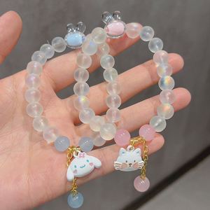 Melody Kuromi Women Sweet Y2k Girl Strand Crystal <b>Bracelet</b> Beading Gradient Color <b>Beaded</b> <b>Bracelet</b> for for Girls - Product Image 1