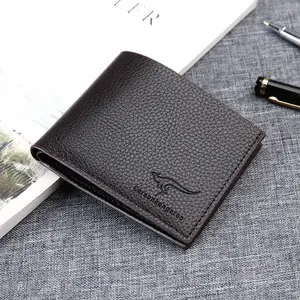 Wallet men's short men's wallet youth horizontal imitation leather business men's bag wallet student