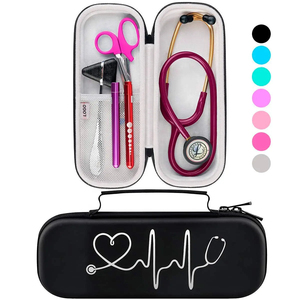 Estetoscópio rígido personalizado brilhante caixa de EVA para <span class=keywords><strong>3M</strong></span> <span class=keywords><strong>Littmann</strong></span> Classic III & Lightweight II S.E & MDF Bolsa médica sacos de transporte - Product Image 6