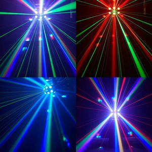 Luz Móvil de Cabeza Borui 18x RGBW 4 en 1 con Láser |   <span class=keywords><strong>DMX512</strong></span> Sonido Activo 6000K DJ Club KTV IP20 110-240V - Product Image 4