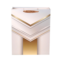 Nouveau design, sacs en papier personnalisés pour bijoux, sacs cadeaux de luxe en papier artistique, sacs de shopping avec votre propre logo