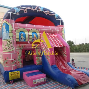 Château gonflable durable combiné de forêt de fée pour le jeu extérieur et l'amusement - Product Image 1