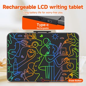 22 Zoll LCD Elektronisches Zeichentablett, Ideales Geschenk, Langlebige Schreibtafel mit Lernfunktionen, Wiederaufladbar, für Kinder und Erwachsene - Product Image 3