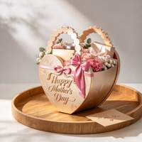 Boîte cadeau rigide créative pour la fête des mères, boîte cadeau personnalisée avec logo, emballage haut de gamme pour les cadeaux de maman