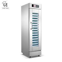 Chefmax Fermenteur à air chaud électrique commercial pour pizza et pain avec pulvérisateur et humidificateur