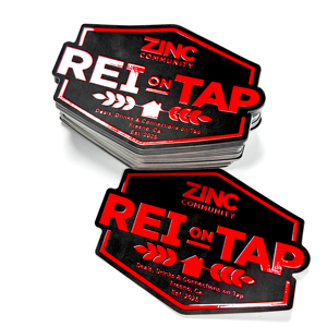 Autocollants personnalisés de qualité supérieure avec logo, impression UV sélective, découpe sur mesure, adhésifs, vernis 3D, étiquettes en vinyle PVC imperméables - Product Image 5