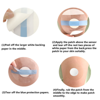 Patch de protection YOJO CGM étanche et hypoallergénique pour capteurs Freestyle Libre Dexcom G7, sans latex, vente en gros OEM