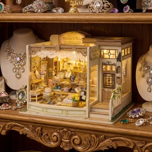 Modellino Architettonico Cottage del Negozio di Gioielli Know Me, Kit Fai-da-Te per Assemblaggio Creativo, Regalo di Compleanno, Artigianato Primaverile, Casa delle Bambole - Product Image 2