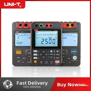 Testeur de résistance d'isolement UNI-T UT511 UT512 UT512D 100V~1000V, terre, 0,1M~10G, voltmètre AC - Product Image 4
