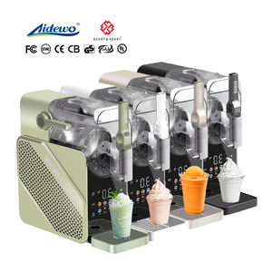 N2J1 kompakt 2L hızlı soğutma yoğurt meyve ev kullanımı için dondurma yapma makinesi taşınabilir Mini ticari Slush makinesi fındık süt - Product Image 1