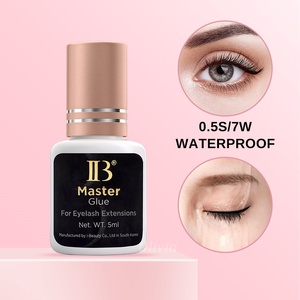 <span class=keywords><strong>Colle</strong></span> professionnelle coréenne pour extensions de <span class=keywords><strong>cils</strong></span> <span class=keywords><strong>individuels</strong></span>, séchage rapide en 0,5 seconde, IB Master Glue 5ml, noire et waterproof - Product Image 1