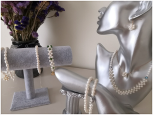 Bán Buôn Chân Dung Sang Trọng Nhựa Hiển Thị Đồ Trang Sức Đứng Vòng Vòng Cổ Bông Tai Vòng Đeo Tay Trang Sức Hiển Thị Đứng Đạo Cụ - Product Image 6