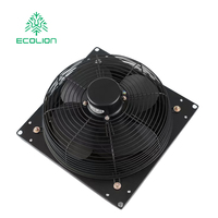 Ventilateur d'extraction industriel, ventilateur à débit axial avec volet automatiques, extracteur d'air en métal robuste, 2020