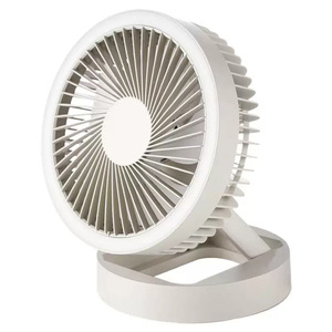 Ventilateur pliable multifonctionnel KOSI M1 avec lumière, oscillant, alimenté par USB, portable, montable au mur, utilisation intérieure et extérieure - Product Image 3