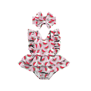 HY-054-YDLH - Pelele de Verano para Bebé Niña con Diseño de Arcoíris, Hecho de Seda de Leche Suave, Adorable Traje Burbuja, Ropa para Niñas Pequeñas, Conjunto de Overol para Bebé - Product Image 6