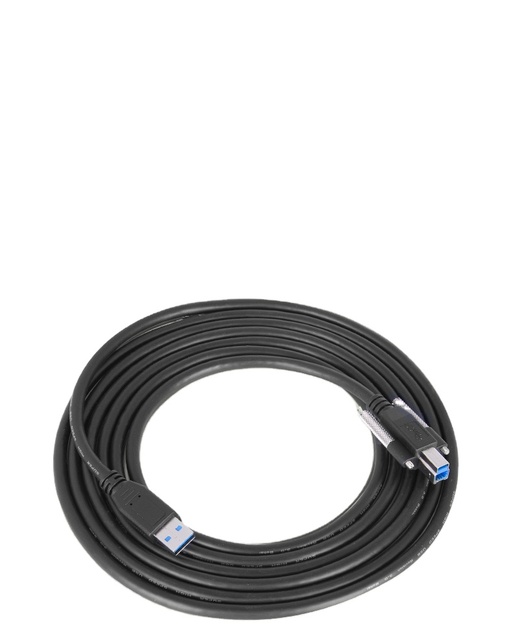 Machine Vision USB3.0B Male with Lock Data Cable Industrial Camera USB30 Square Port High-flexibility Drag Chain Printer Cable